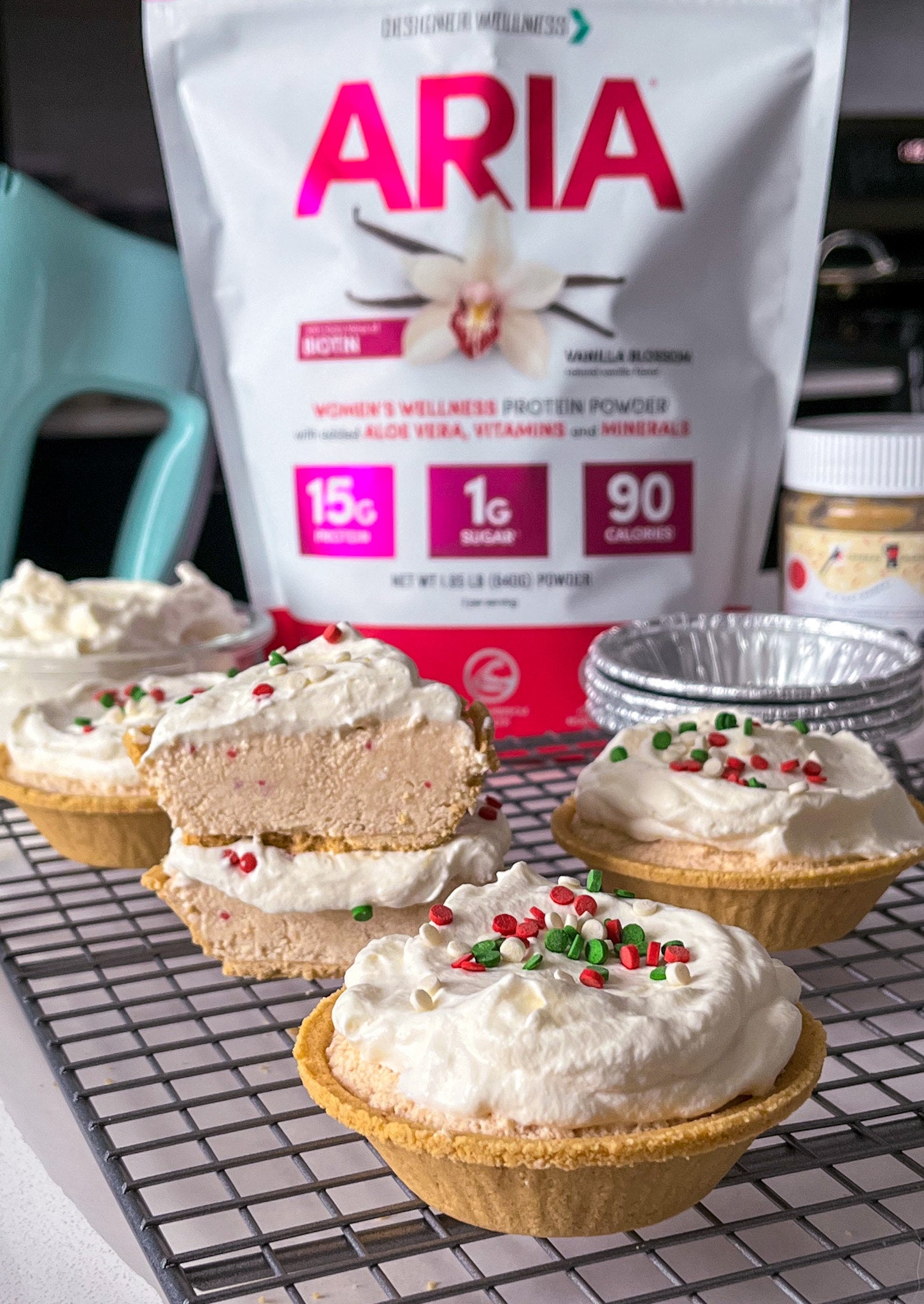 Protein Sugar Cookie No Bake Pies!