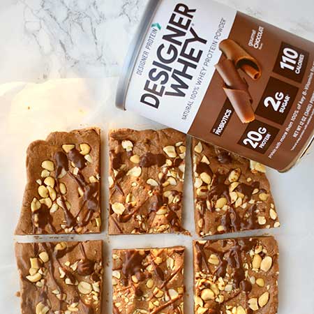 Chocolate Peanut Butter Protein Bars