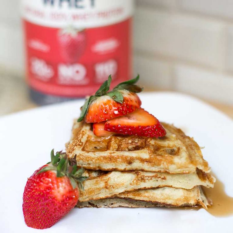 Summer Strawberry Waffles