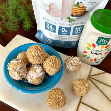 Tahini Caramel Protein Balls
