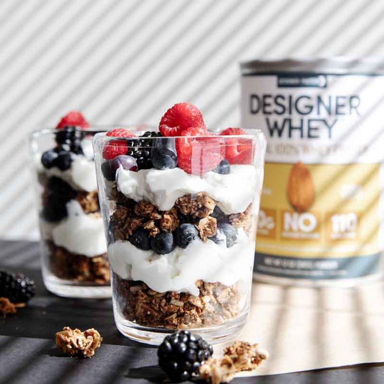Designer Whey Yogurt Parfait