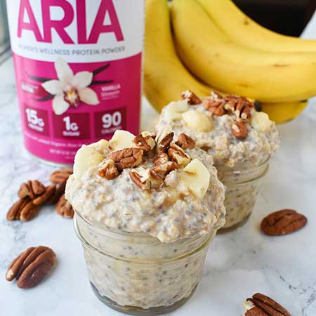 Banana Bread Overnight Oats