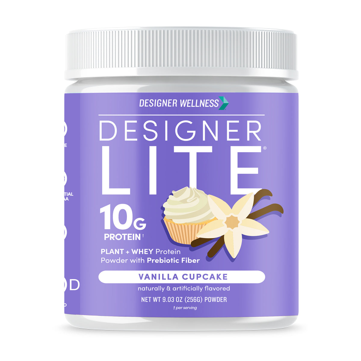 Vanilla Cupcake Low Calorie Protein Powder, 9.03 oz | Designer