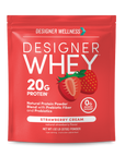 Strawberry Designer Whey 2 lb : 100% Whey Protein Powder - Designer Protein®