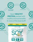 Designer Soy Protein Powder | Angel Cake Vanilla (6536292139188)