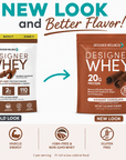 Chocolate Designer Whey 2 lb : 100% Whey Protein Powder