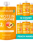 Protein Smoothie - Peach Mango 12 pack (7939643277538)