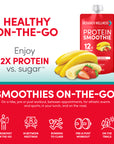 Protein Smoothie - Strawberry Banana 12 pack (6879940214964)