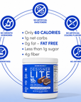 Designer Lite: Low Calorie Protein Powder | Cookies and Cream