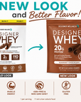 Chocolate Designer Whey 4lb Bag: 100% Whey Protein Powder | Designer Protein®