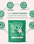 Designer Soy Protein Powder | Angel Cake Vanilla 1.87 lb