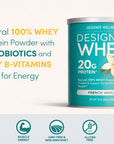 Vanilla Designer Whey 12 oz : 100% Whey Protein Powder- Designer Protein ®