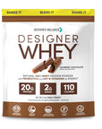 Chocolate Designer Whey 2 lb : 100% Whey Protein Powder - Designer Wellness (6696062386356)
