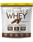 Chocolate Designer Whey 4lb Bag: 100% Whey Protein Powder | Designer Protein® - Designer Wellness (6694512689332)