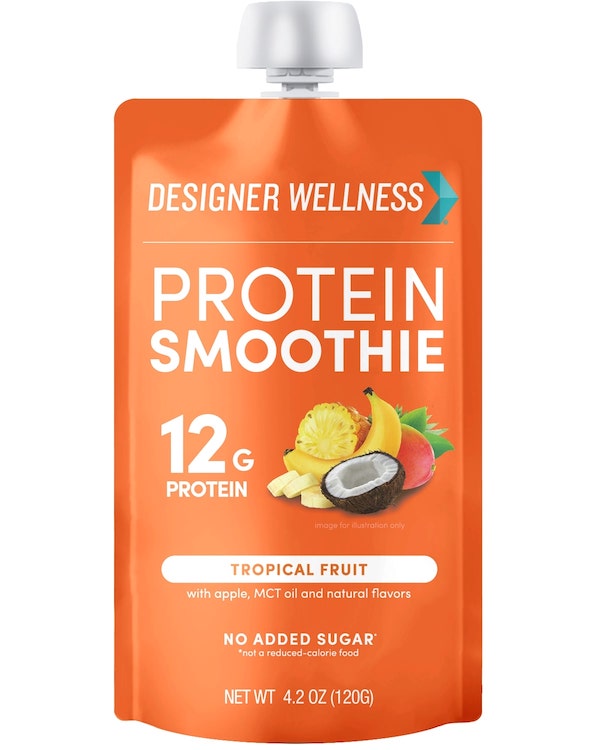 Protein Smoothie - Tropical 12 pack - Designer Wellness (6879948439732)