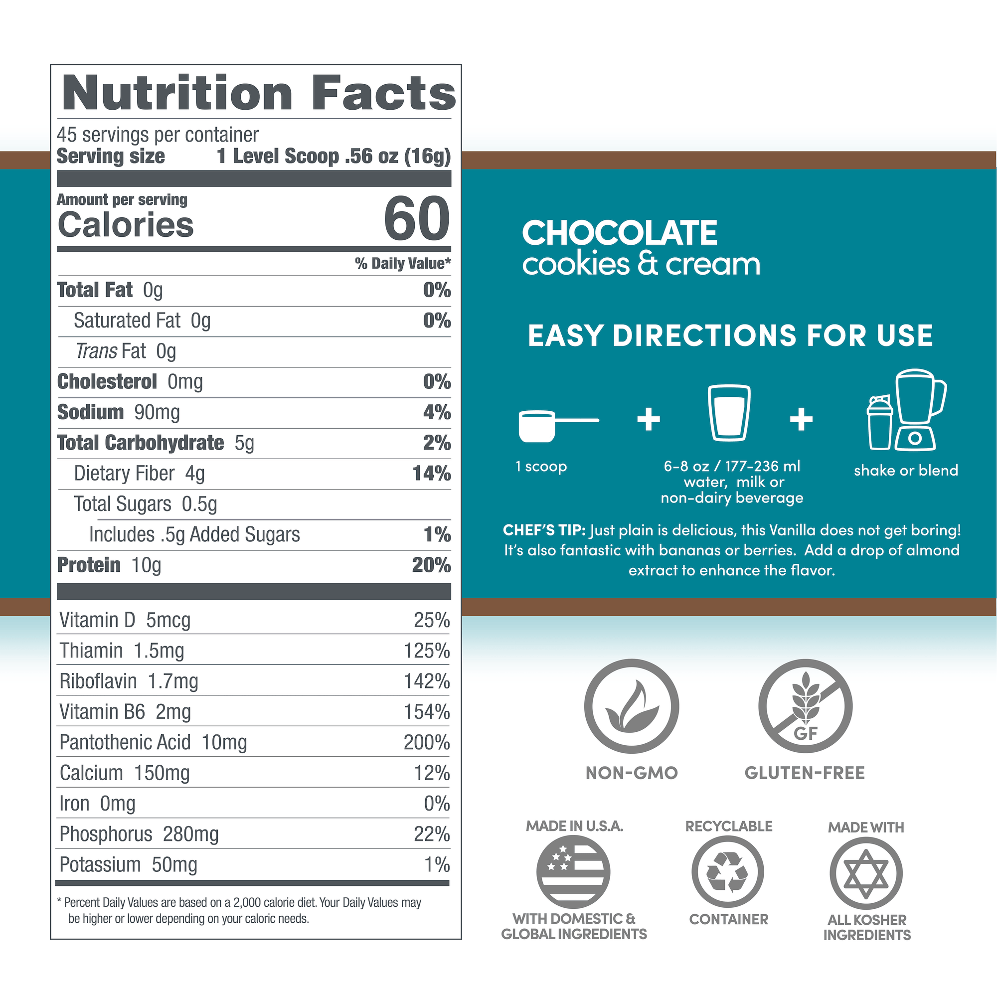 Designer Lite Cookies and Cream 1.6 lb | Designer Protein® - Designer Wellness (7601880006882)