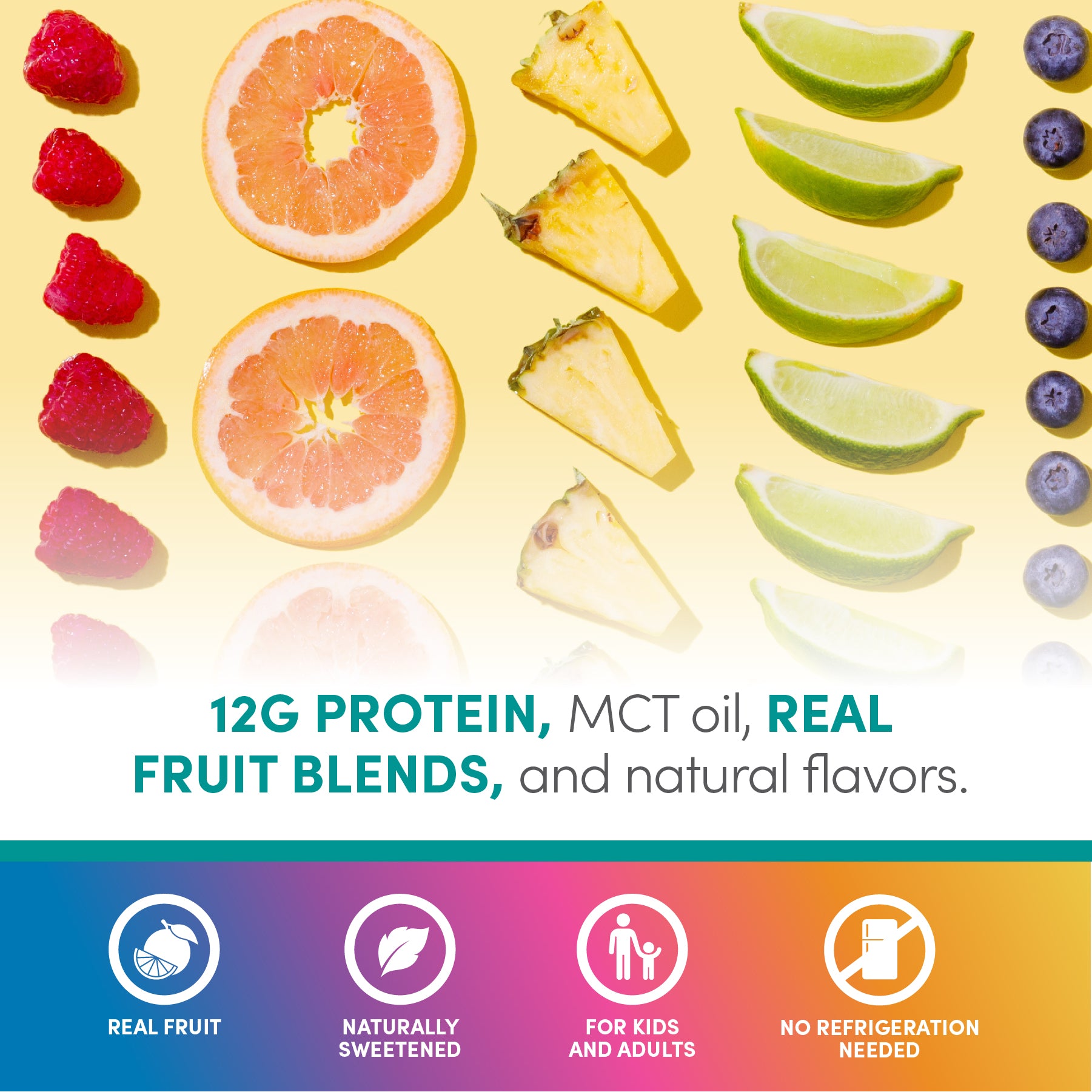 Protein Smoothie - Super Fruit Variety 12 pack (7939647865058)