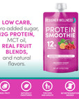 Protein Smoothie - Raspberry Passionfruit 12 pack (7939637149922)