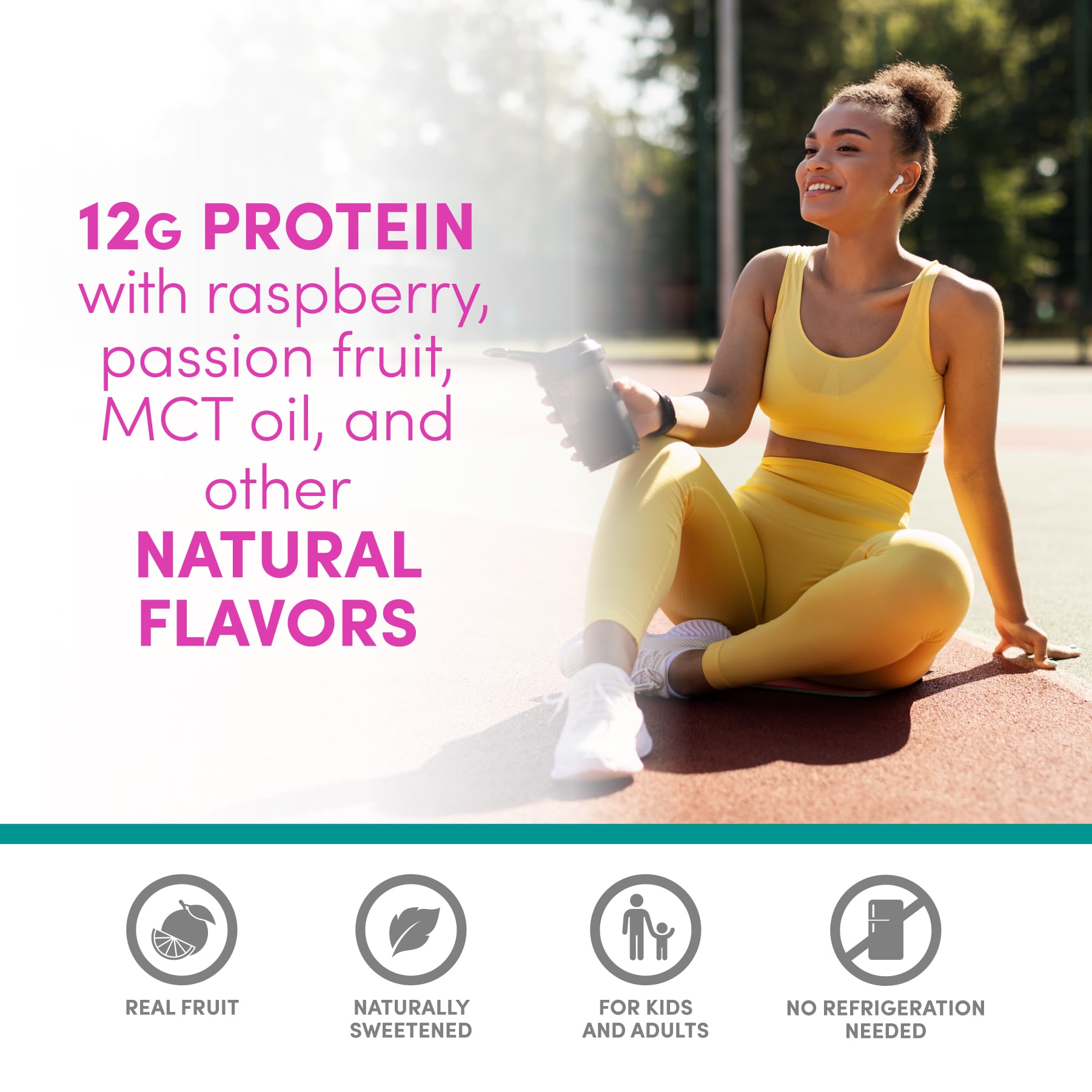Protein Smoothie - Raspberry Passionfruit 12 pack (7939637149922)