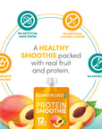 Protein Smoothie - Peach Mango 12 pack (7939643277538)