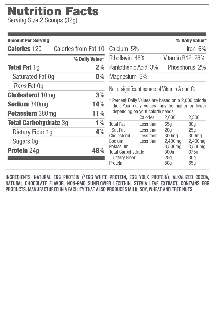 Chocolate Designer Egg | Designer ProteinĀ® - Designer Wellness (7631120957666)