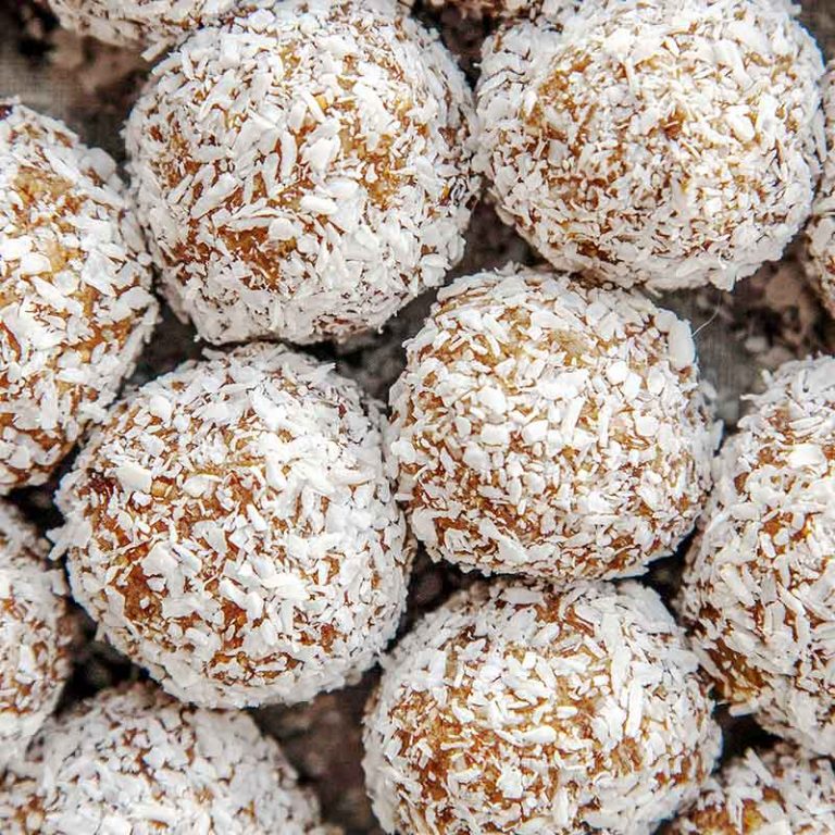Chocolate Coconut Protein Energy Balls