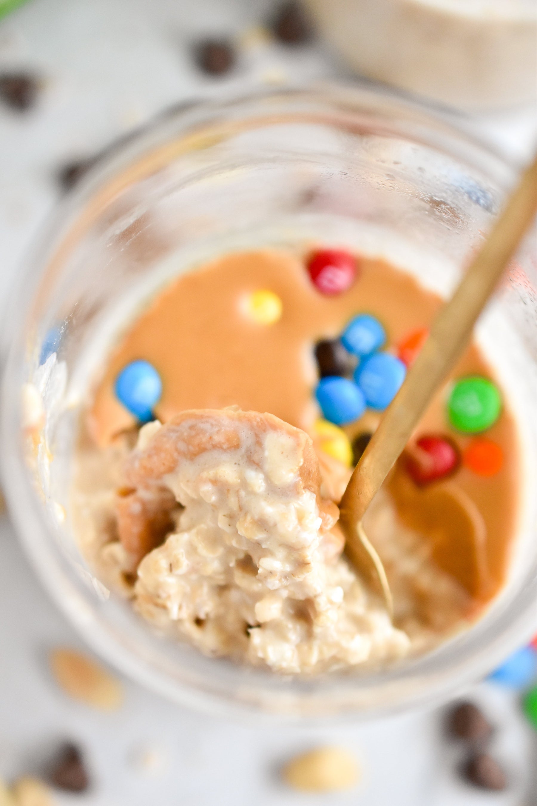 Monster Cookie Overnight Oats