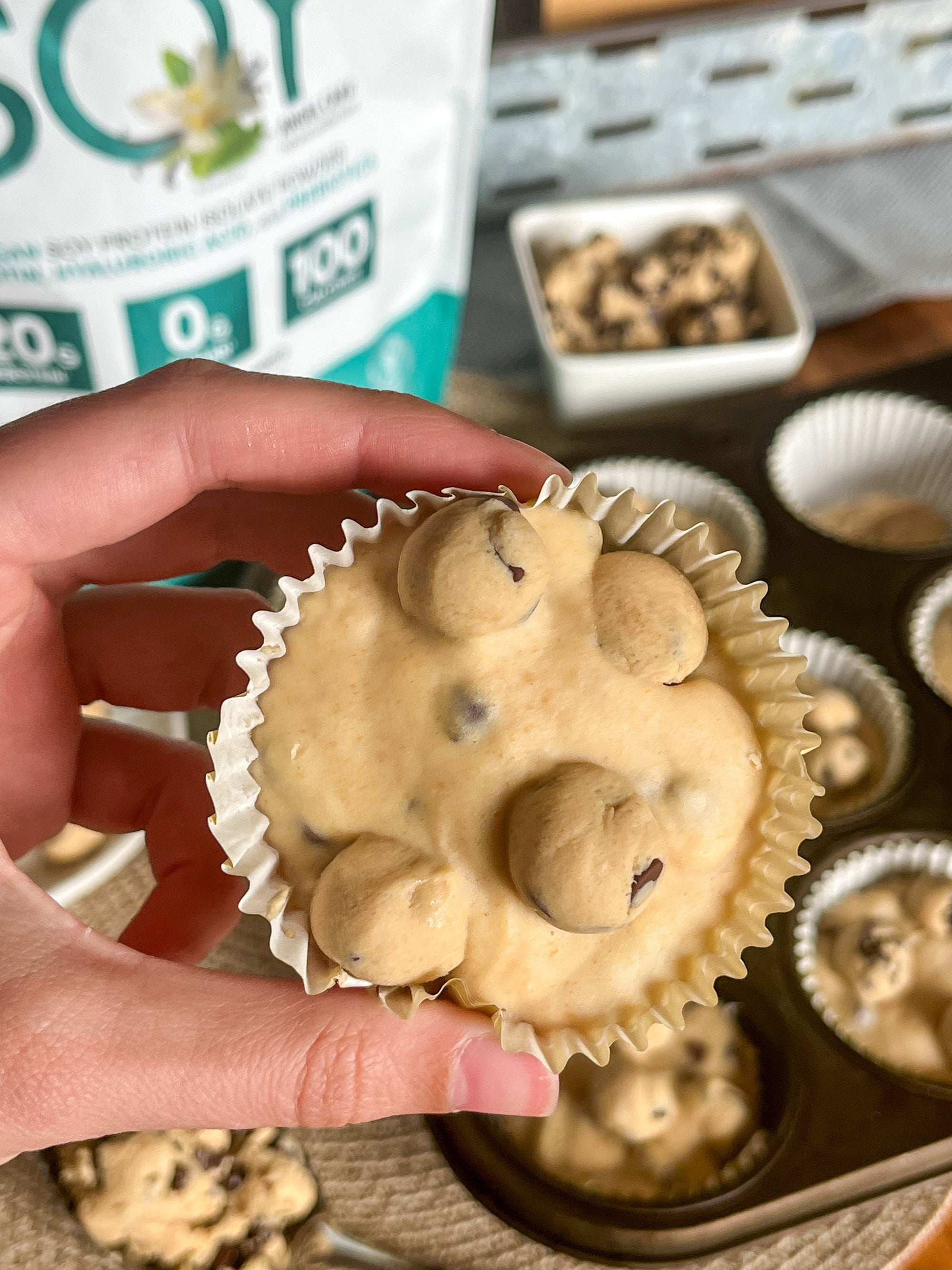 Frozen Protein Cookie Dough Treat