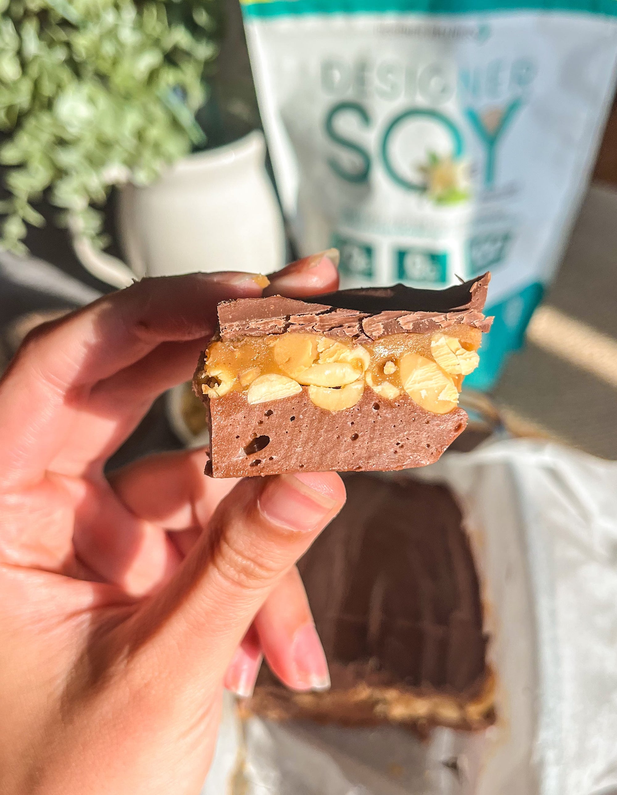 Homemade Protein Snickers