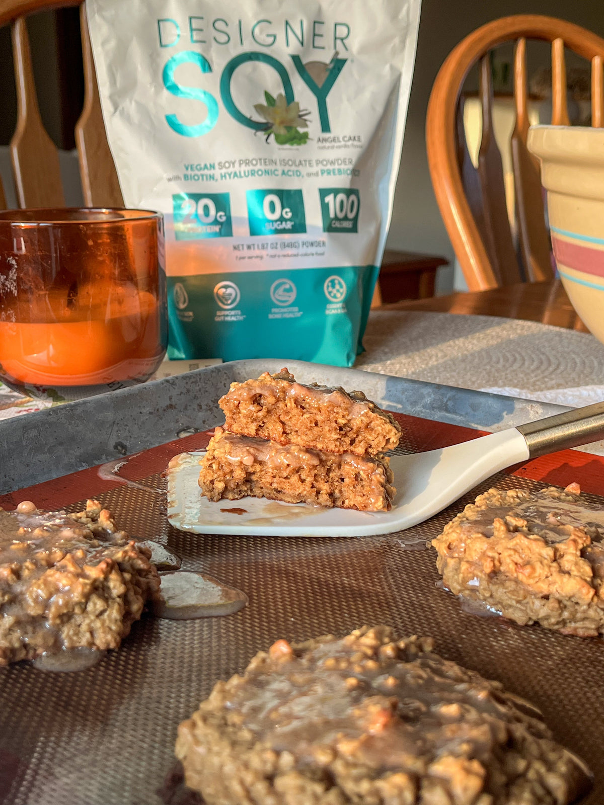Pumpkin Spice Latte Protein Cookies 