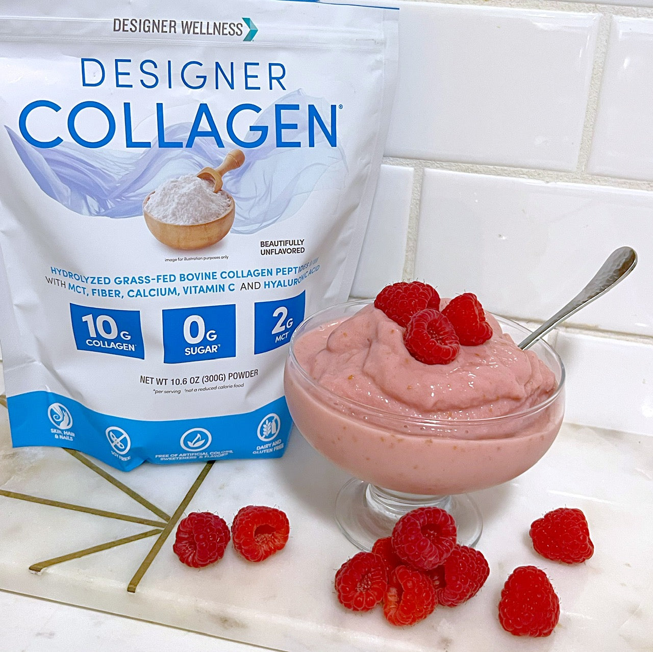Raspberry Collagen “Nice” Cream