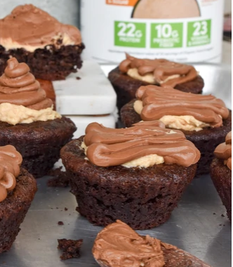 Chocolate Protein Cupcakes