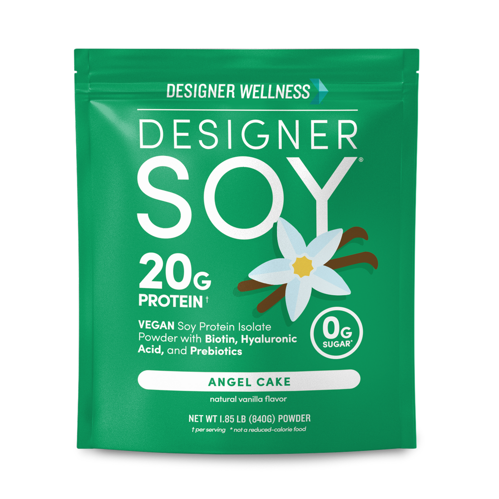 Designer Soy Protein Powder | Angel Cake Vanilla 1.87 lb – Designer ...