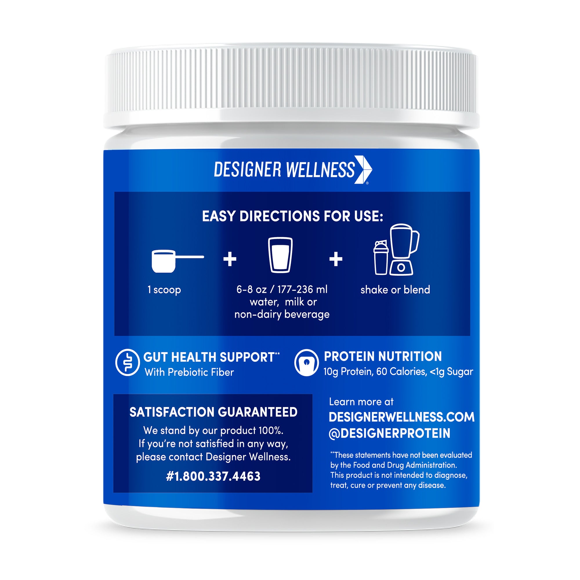 Designer Lite: Low Calorie Protein Powder | Cookies and Cream
