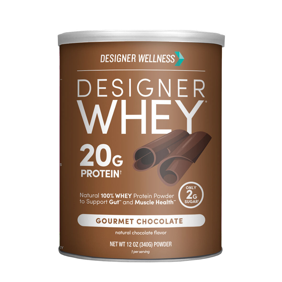 Chocolate Designer Whey 12 oz : 100% Whey Protein Powder
