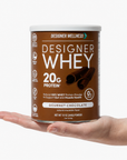 Chocolate Designer Whey 12 oz : 100% Whey Protein Powder | Designer Protein®