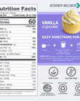 Designer Lite Vanilla Cupcake Protein Powder, 1.6 lb