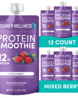 Protein Smoothie - Mixed Berry 12 pack (6879946703028)
