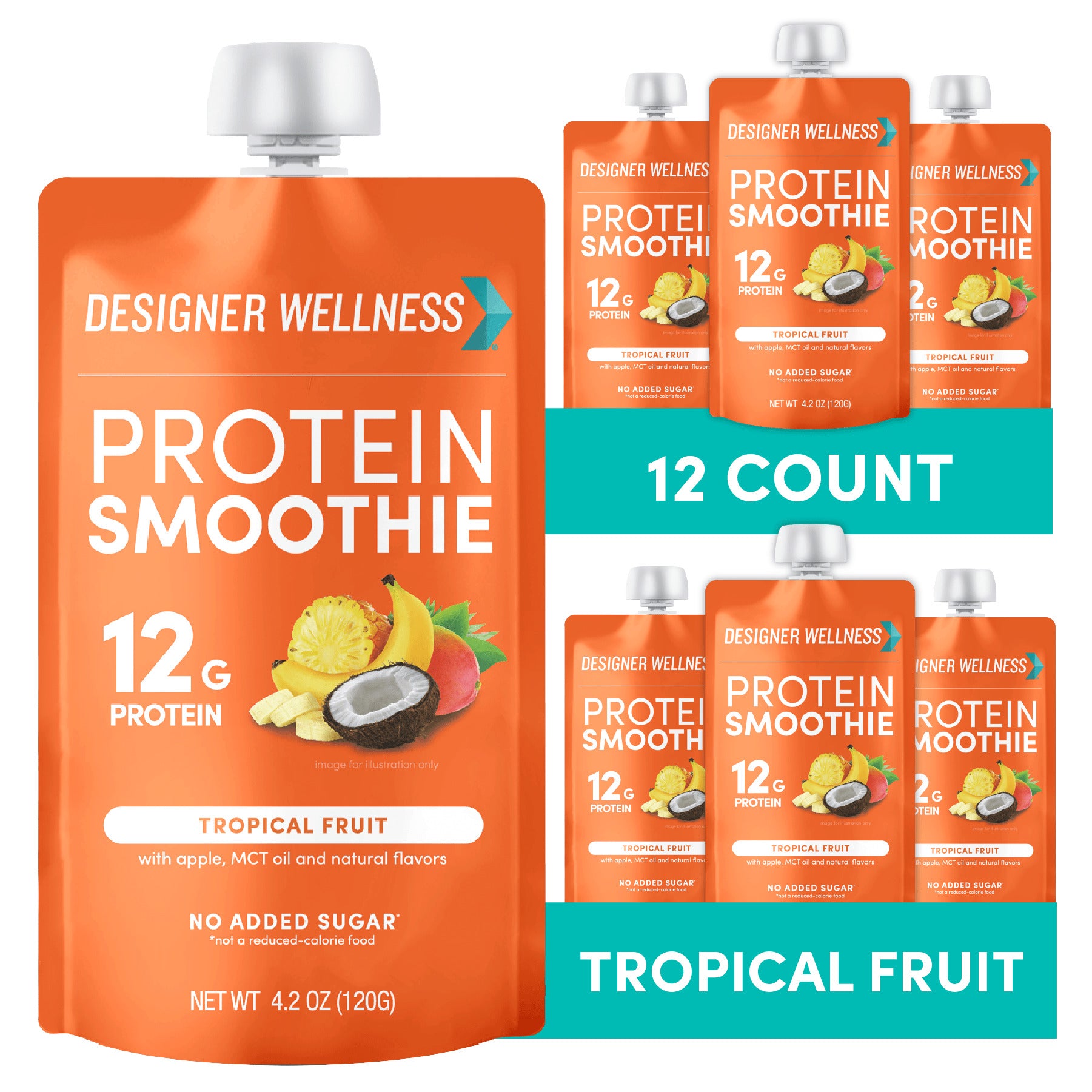 Protein Smoothie - Tropical 12 pack (6879948439732)