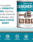 Designer Lite: Low Calorie Protein Powder | Cookies and Cream