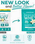 Vanilla Designer Whey 2 lb : 100% Whey Protein Powder- Designer Protein ®