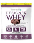 Double Chocolate Designer Whey 2 lb : 100% Whey Protein Powder - Designer Protein® - Designer Wellness (6865699569844)
