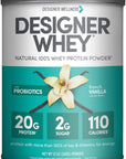 Vanilla Designer Whey 12 oz : 100% Whey Protein Powder- Designer Protein ® - Designer Wellness (6695748174004)